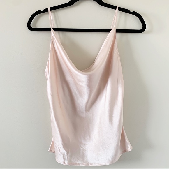 L'Academie Cowl Cami Top Champagne Size S NWT - Picture 2 of 16